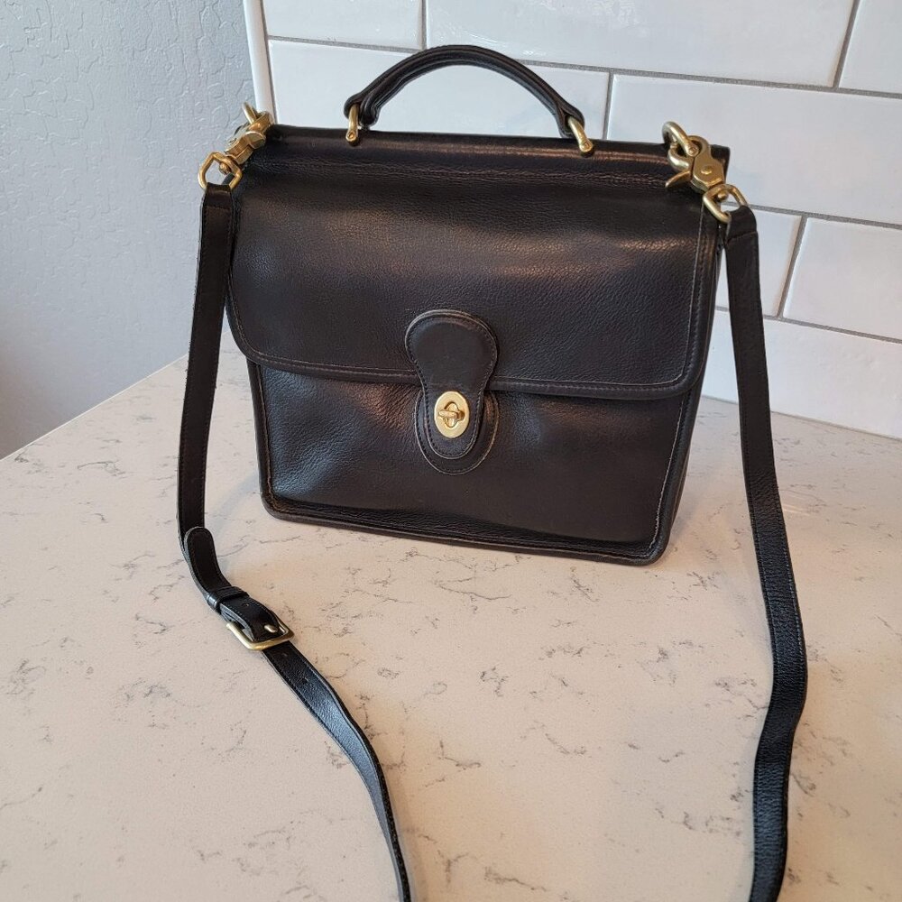 Coach Willis Bag (Black) - Original Vintage Bag